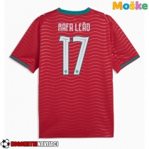 Moške Nogometnih dresov Portugalska Rafael Leao #17 Domači SP 2026 Kratki rokavi